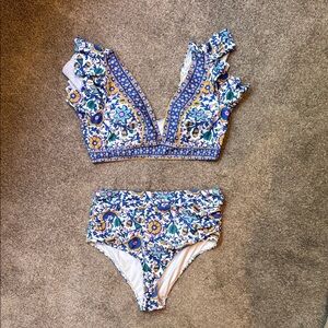 Floral Print Bikini Set